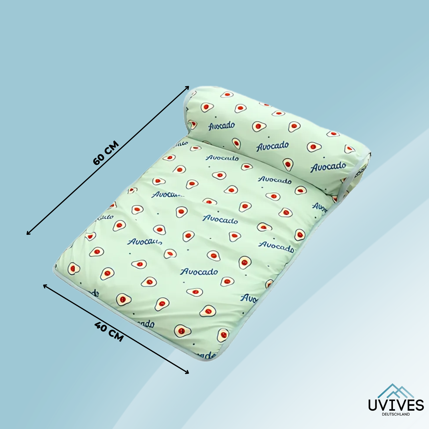 Tapis rafraîchissant pour chiens et chats | Soie glacée auto-refroidissante | Lavable et pliable | CoolPetty