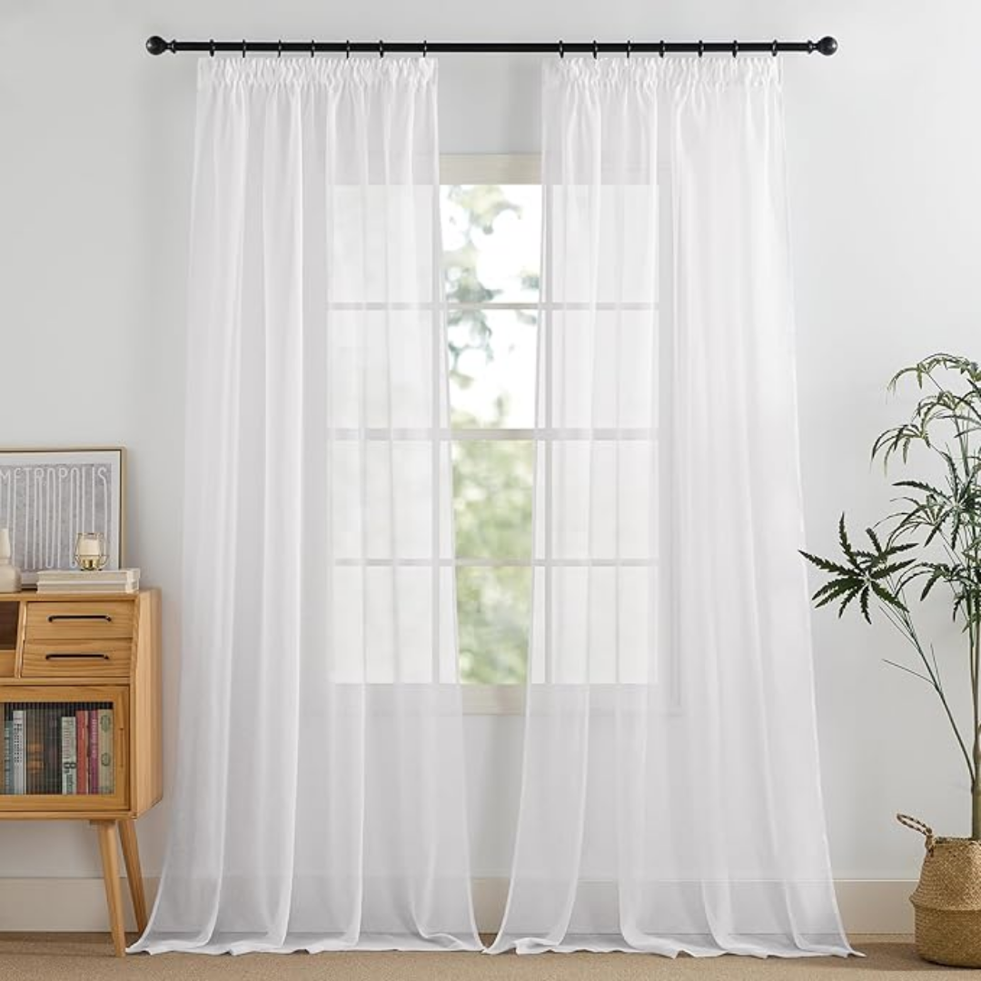Rideaux - Aspect Lin Transparent