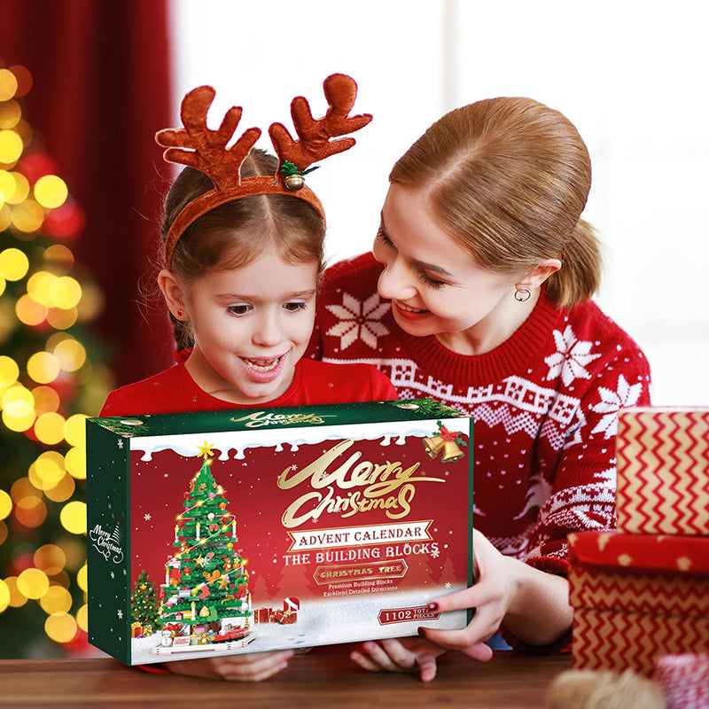 Calendrier de l'Avent Arbre de Noël 2026 – Kit à faire soi-même pour décoration de Noël