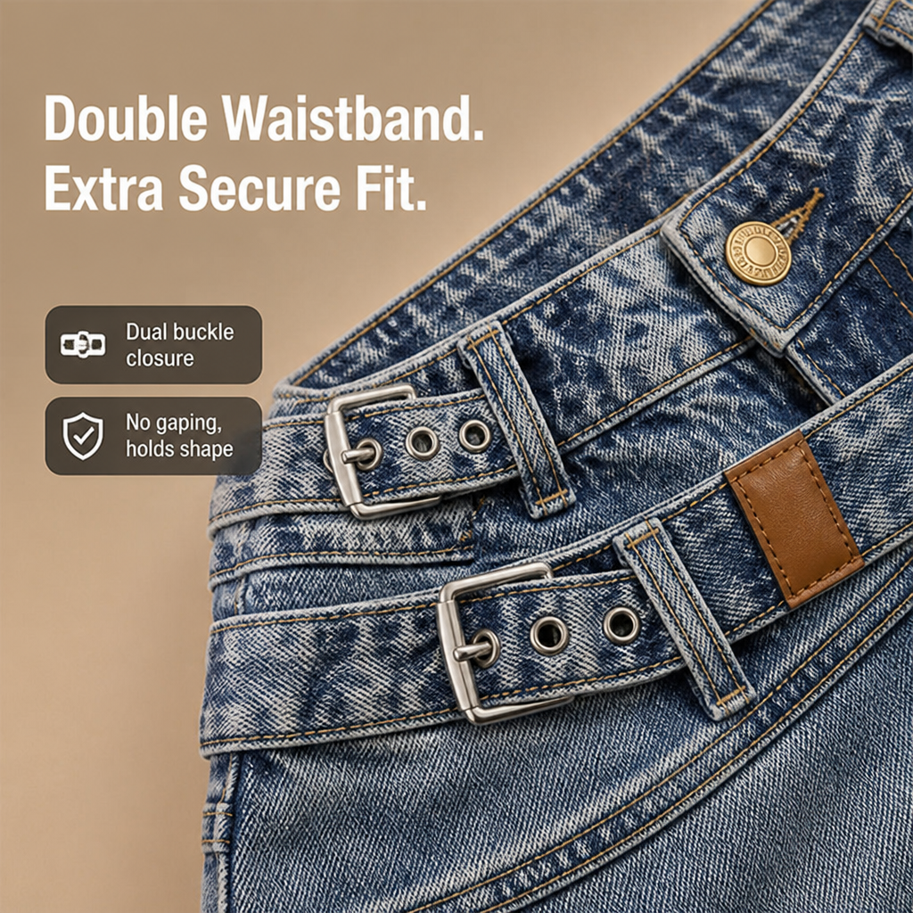 Jupe Maxi SuraDenim™ — Commandez Chaque Salle avec Confiance, Élégante et Sans Effort
