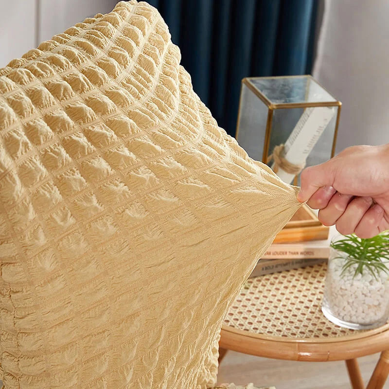 Housses de Chaise Élastiques Antidérapantes avec Volants