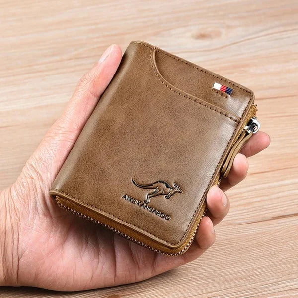 Icone™ ZippyWallet : Portefeuille Zippé pour Hommes avec Protection RFID
