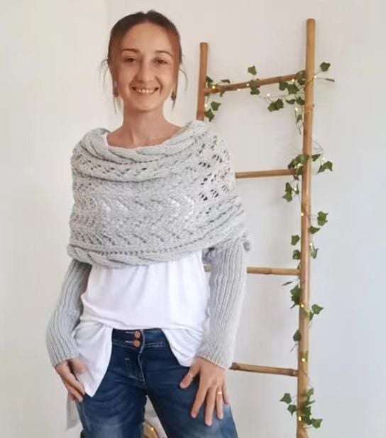 Écharpe Reinhilde™ – Écharpe à manches doubles