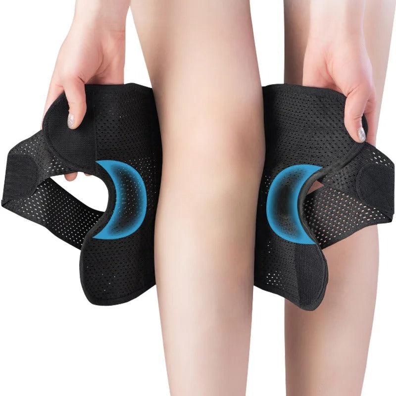 Genouillères Unisexes FlexGuard avec Ressorts de Support et Sangle