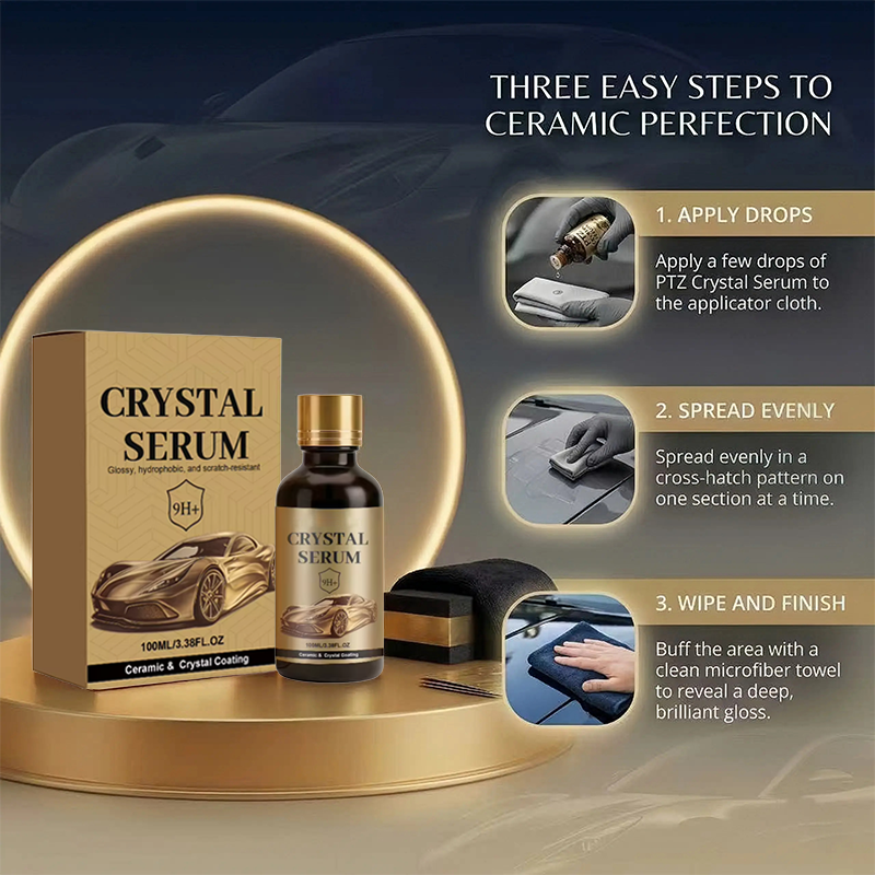Crystal Serum™ — Éveillez un Éclat Éblouissant et une Armure de Peinture Incassable