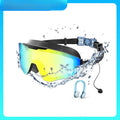 Lunettes de Natation Panoramiques Anti-Buée avec Bouchons d'Oreilles & Clip Nasal