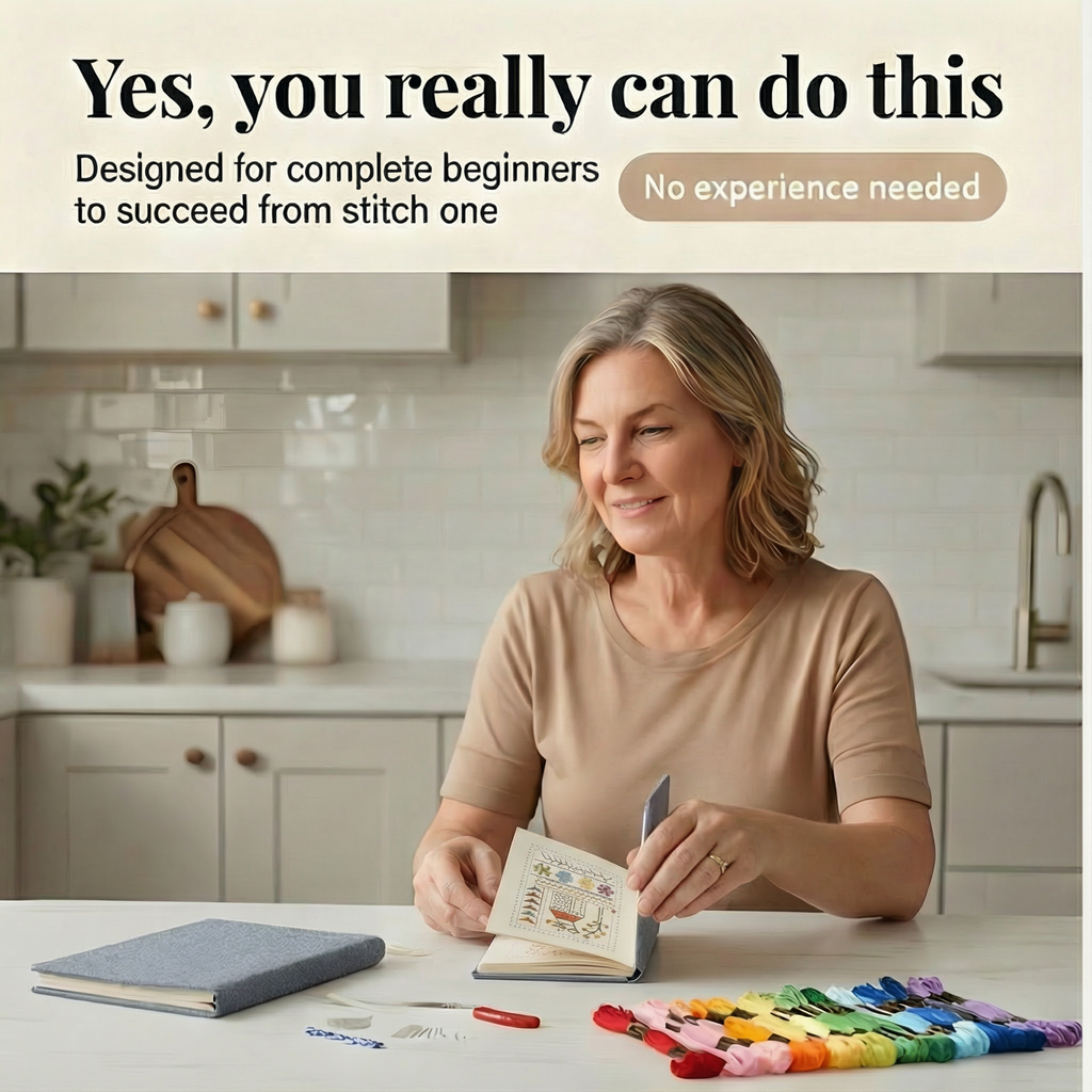 Stitchwell - Kit complet de livre de points de broderie