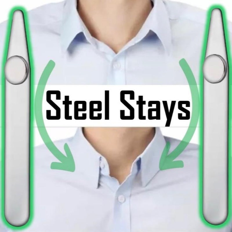 Plis de Col Magnétiques SteelStays