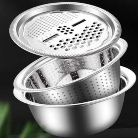 Ensemble de Passoires en Acier Inoxydable à Maille Fine
