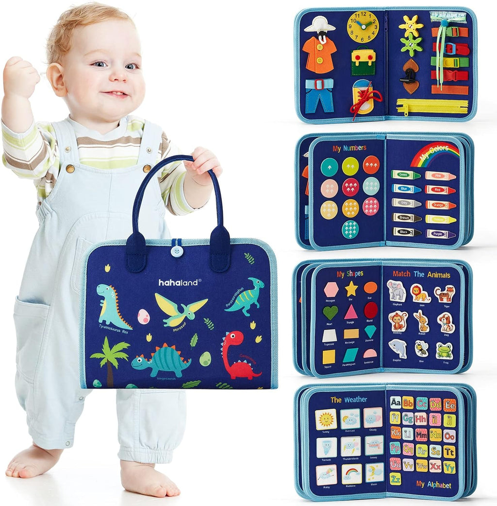 Kletshuts™ BusyBoard : Tableau d'Activités Montessori Éducatif pour la Motricité Fine