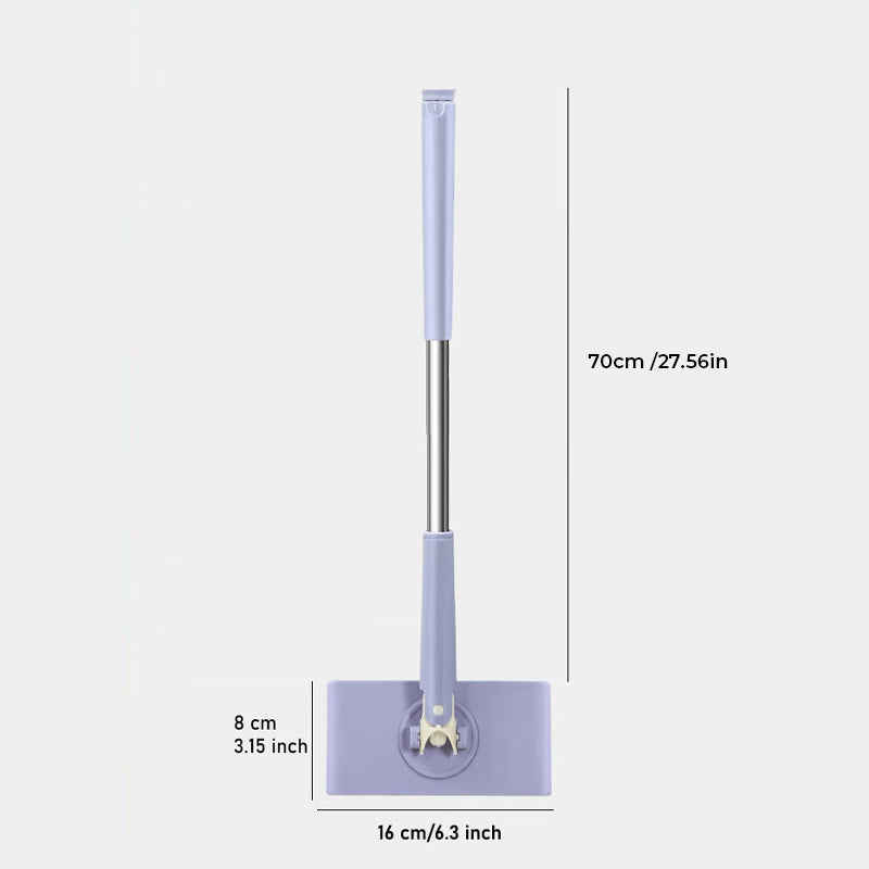 Nettoyant de Sol | Mop Plat avec Tête Rotative à 360° | Remplacement de Pad Sans Contact | MopMate