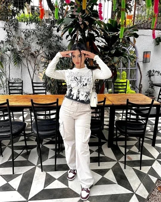 Sophia™ | Pantalon cargo ajustable