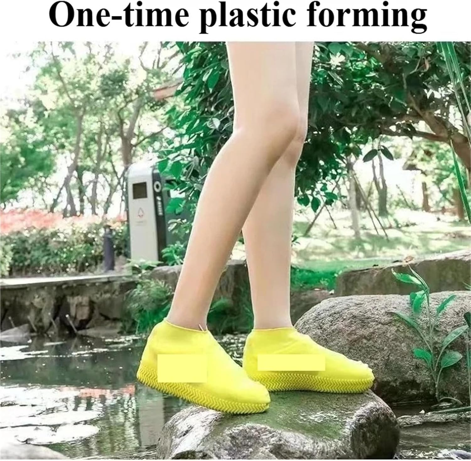 Couvre-chaussures en silicone réutilisables et imperméables