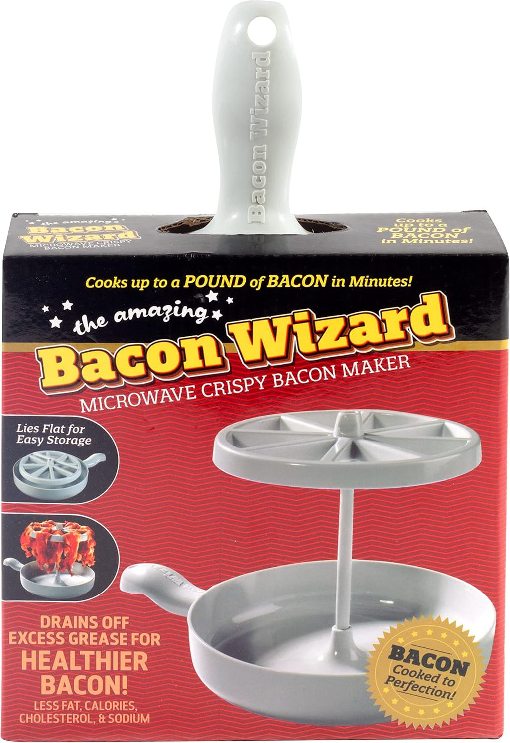Cuisinier à Bacon Bacon Wizard pour Micro-ondes