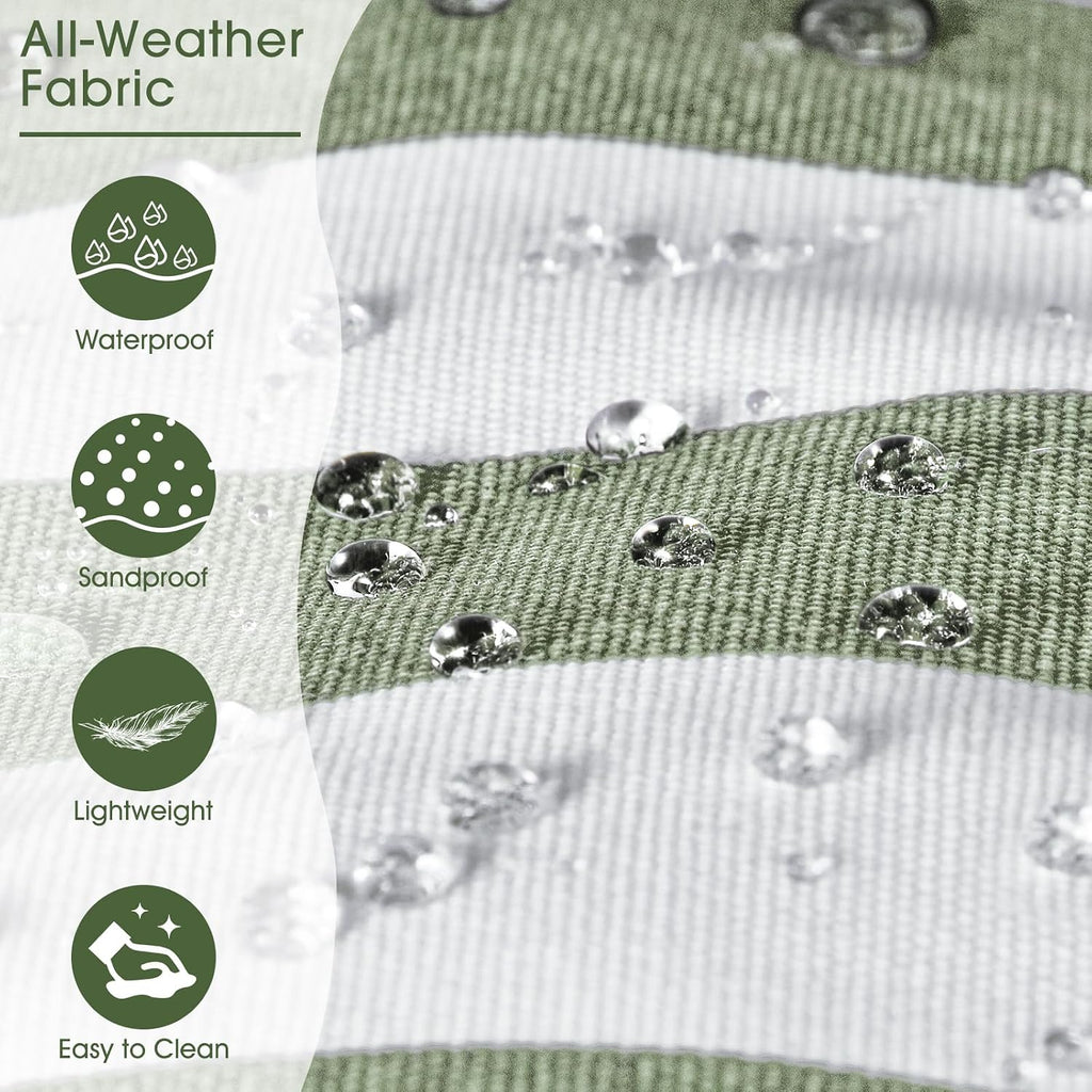 Plage Bliss | Grand Sac de Plage en Toile avec Fermeture Éclair & Design Imperméable | Rangement Polyvalent 7 Poches pour des Moments Sans Sable