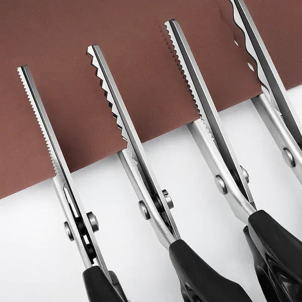 Ciseaux SilkySnipper Pro | Lames Dentées Triangulaires | Précis & Tranchants | Pour Tissu, Papier & Loisirs Créatifs