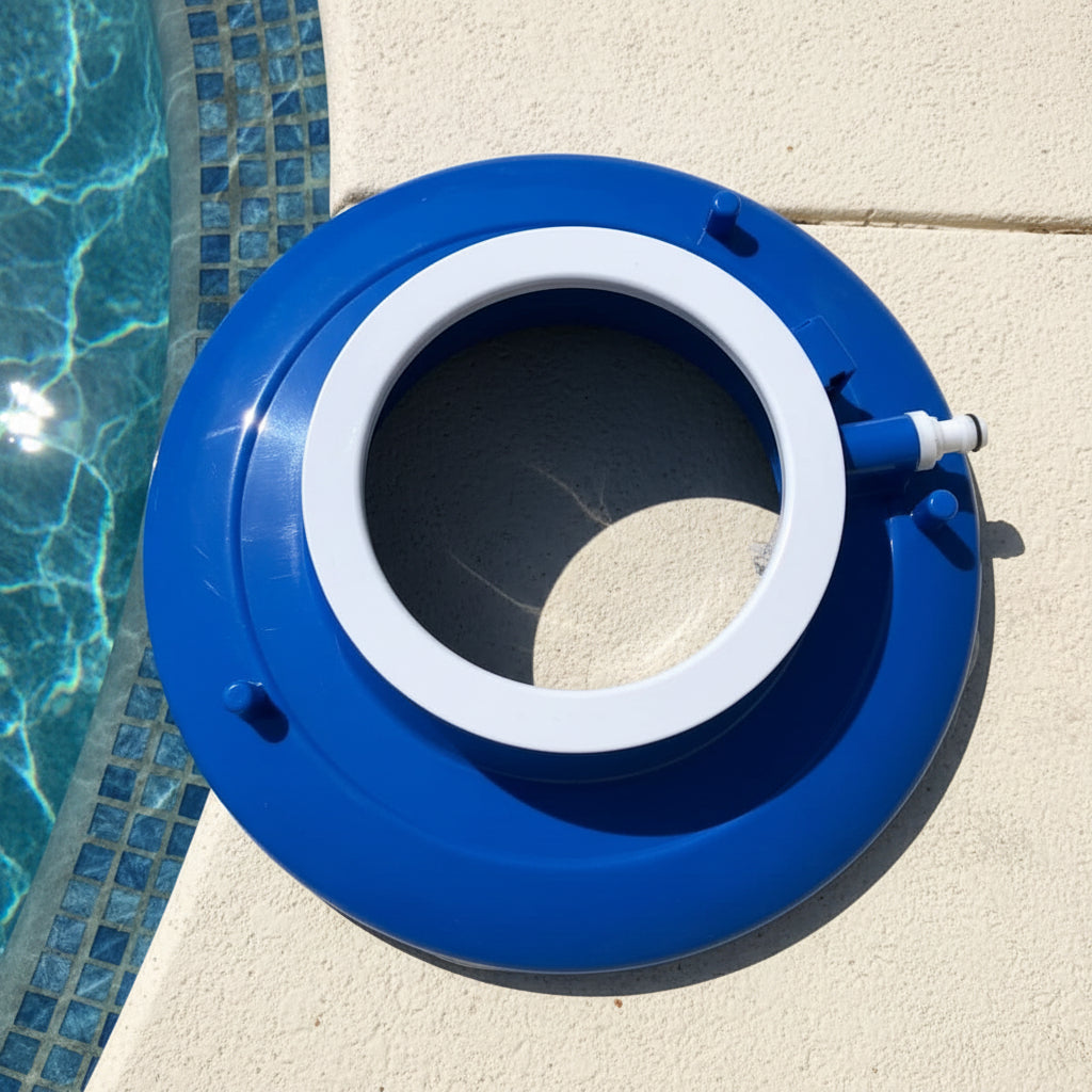 AQUAVAC – Nettoyeur de piscine sans produits chimiques avec une forte puissance d'aspiration pour les feuilles et la saleté