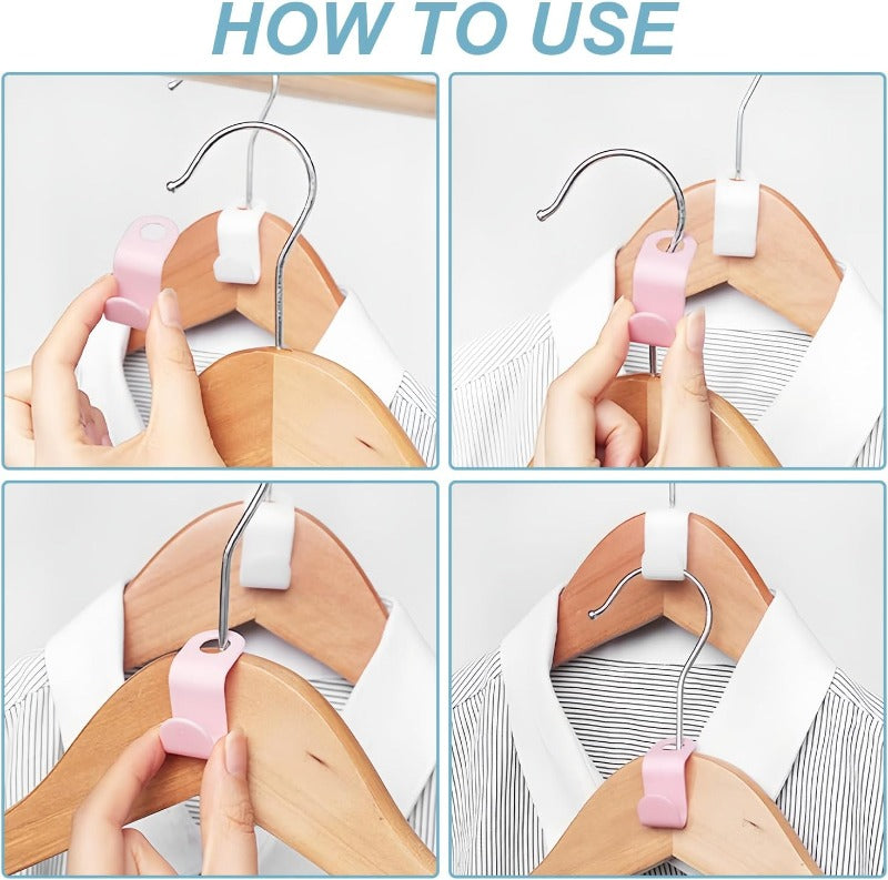 Crochets de cintre gain de place – Transformez votre placard instantanément