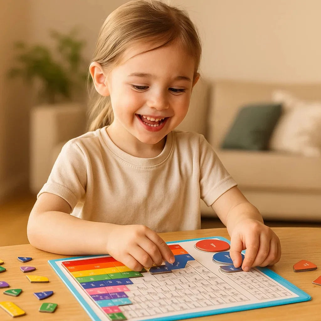 Puzzle de Fractions Magnétiques Montessori