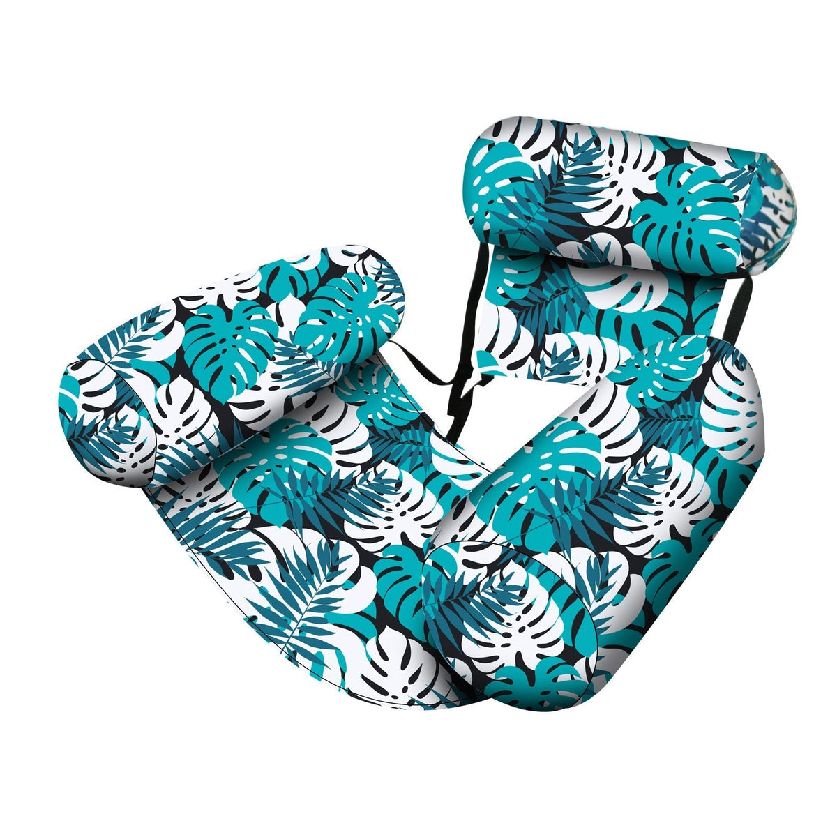 AquaSoothe™ Chaise Longue Gonflable pour Piscine — Flottez Frais, Détendez-vous en Position Droite, Brillez Intensément