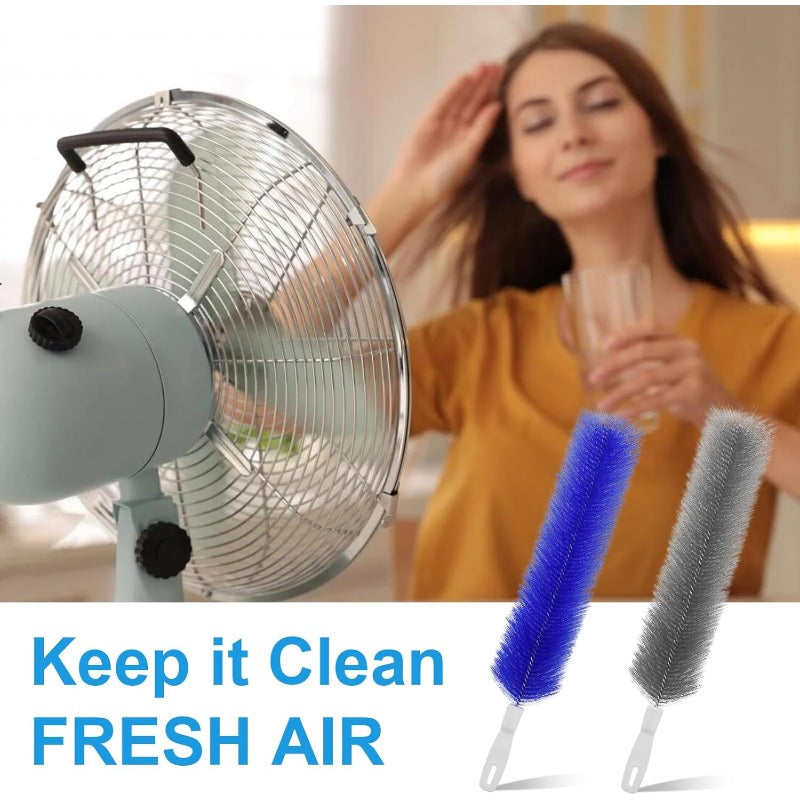 Brosses à Poussière en Microfibre Flexibles – Outils de Nettoyage Réutilisables pour Lames, Vents & Stores