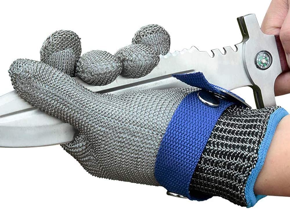 Skanto | Safehands - Gant en métal avec maille en acier inoxydable (1+1 gratuit)