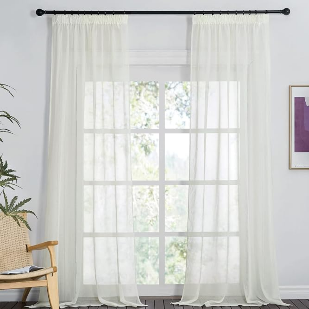 Rideaux - Aspect Lin Transparent