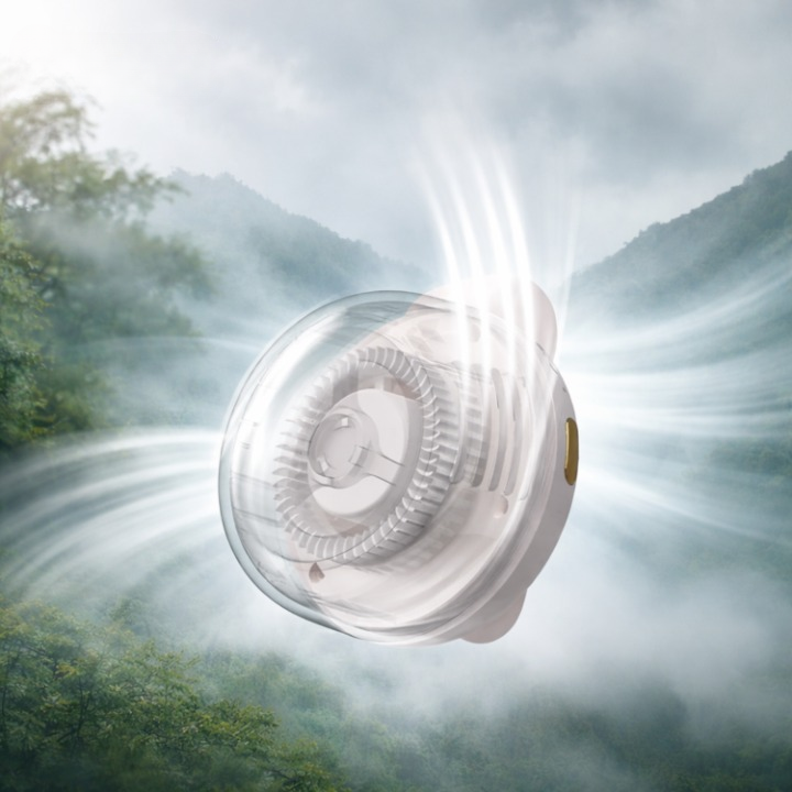 Ventilateur Clip Portable avec Airflow à 360° – Fonctionnement Silencieux