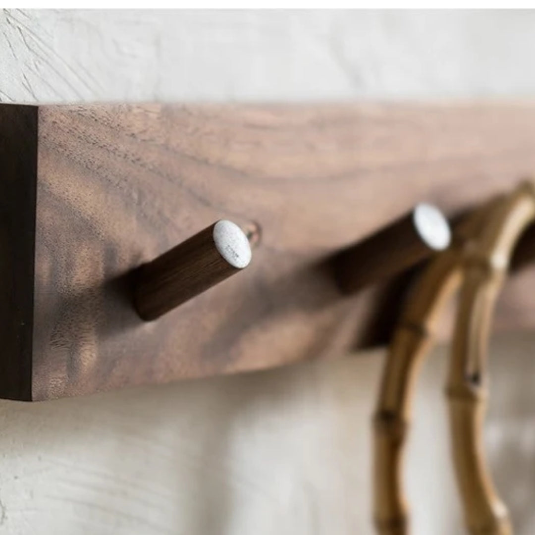 Portemanteau - Design Japandi en Bois Fait Main