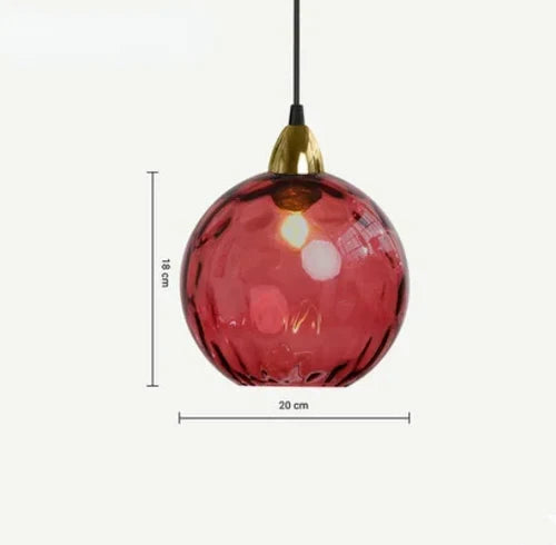 LumiSphere - Suspension en verre