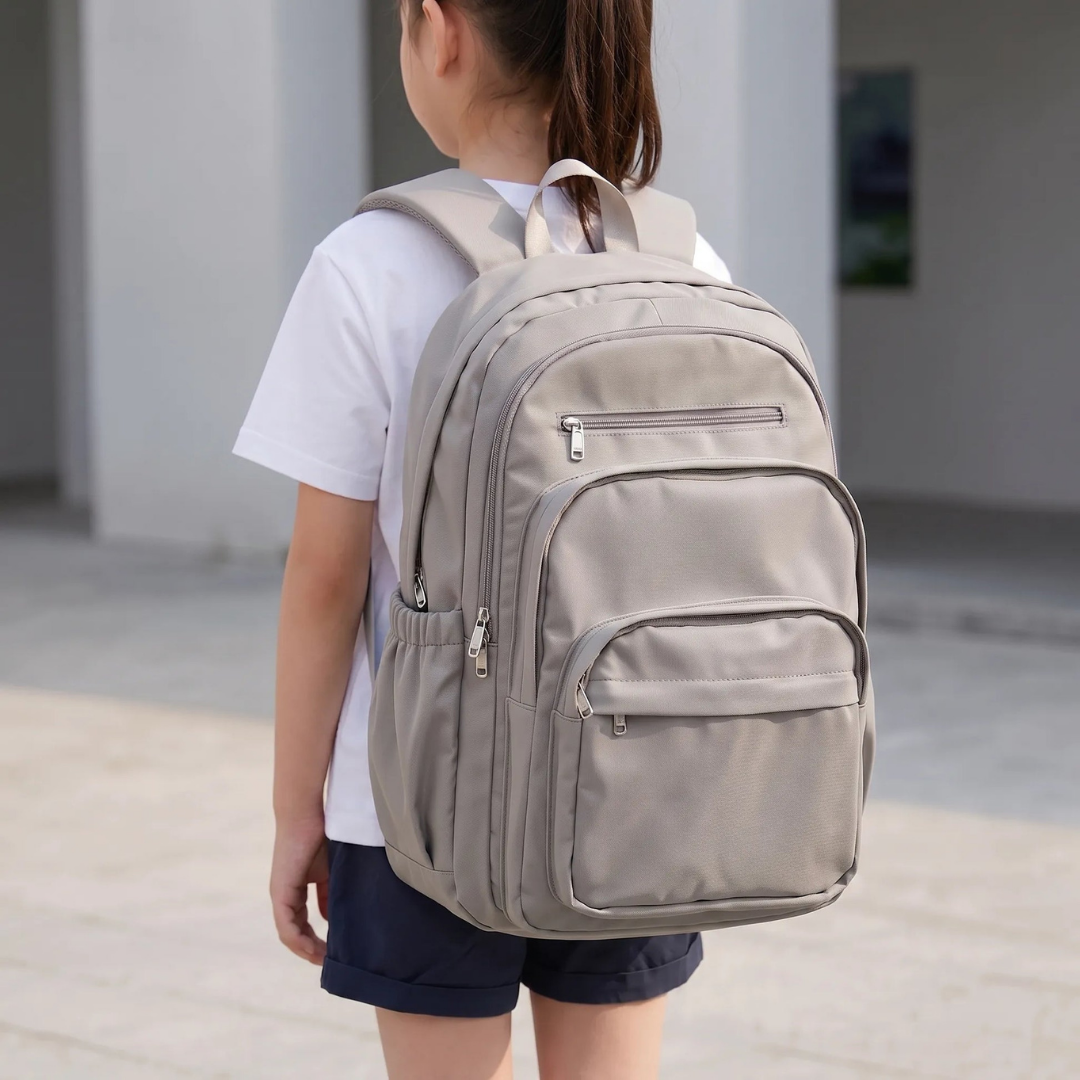 Sac d'école - Design décontracté avec plusieurs compartiments