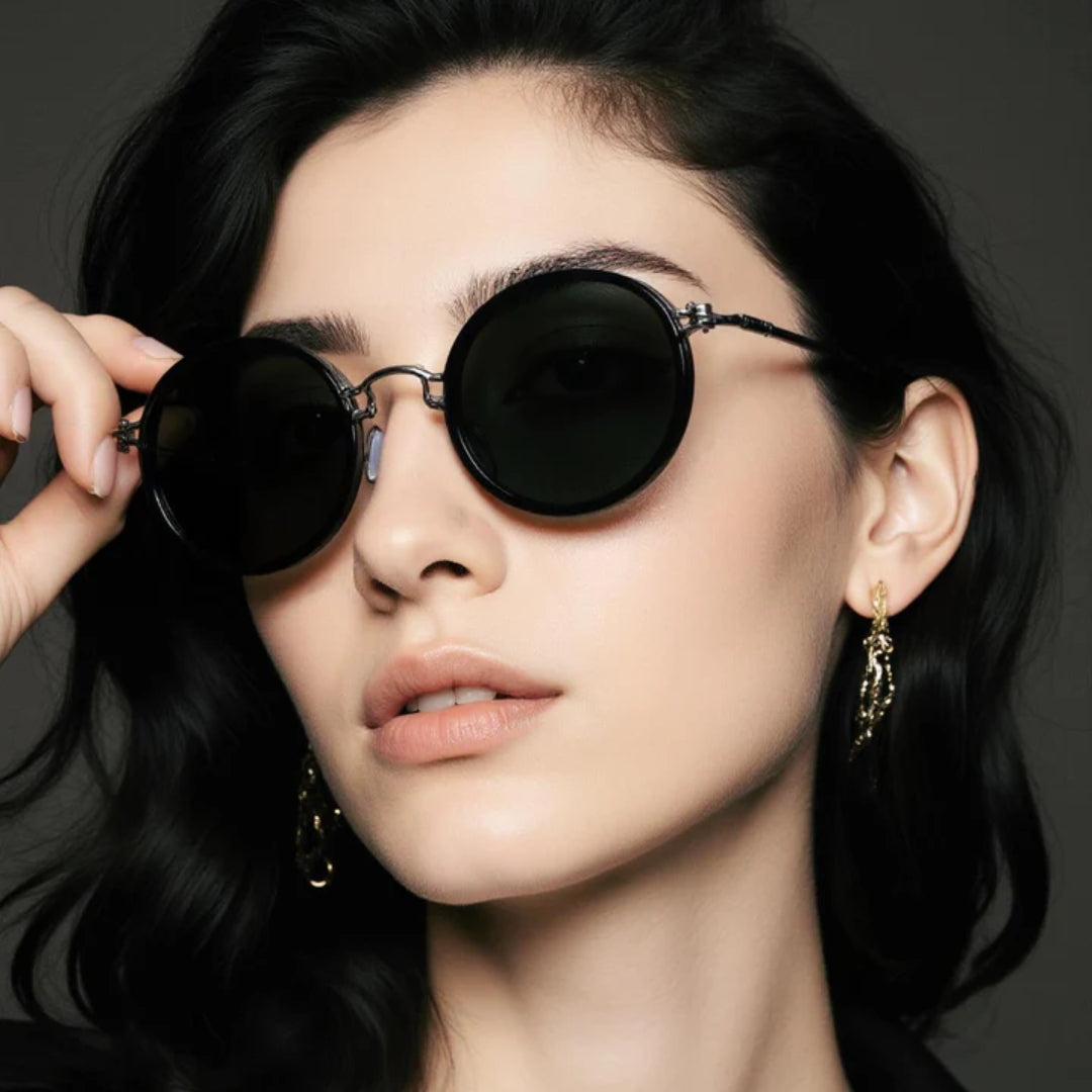 Lunettes de soleil avec cadre métallique de luxe et protection UV400 - Novaryn