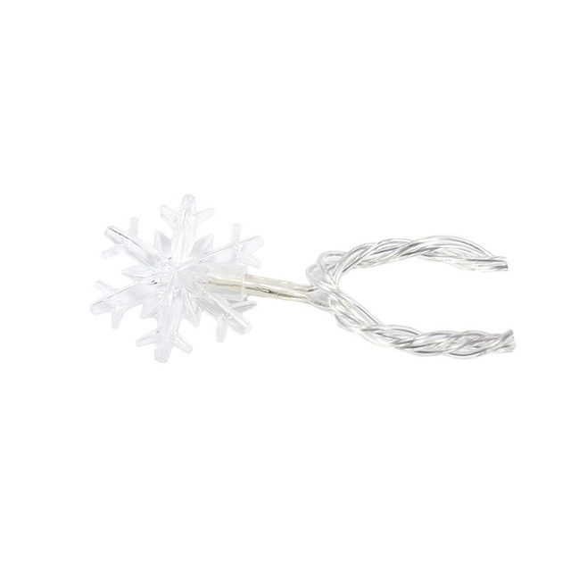 Guirlande LED de Noël avec Flocons de Neige – Lumière Blanche Chaude ou Colorée pour Intérieur & Extérieur