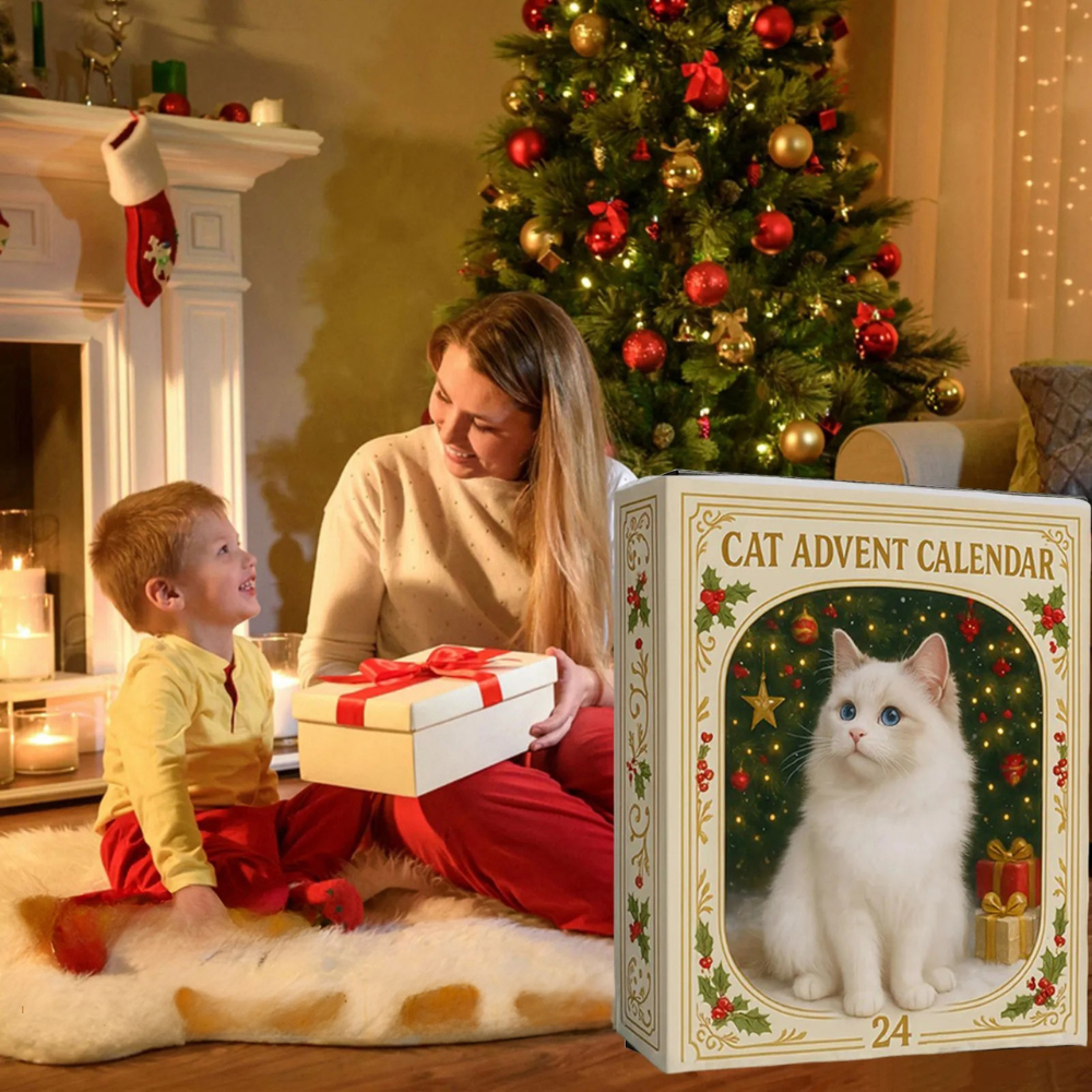 MeowMas | Compte à Rebours de Noël pour Chats Apportez de la Joie et l'Esprit de Noël dans Votre Maison
