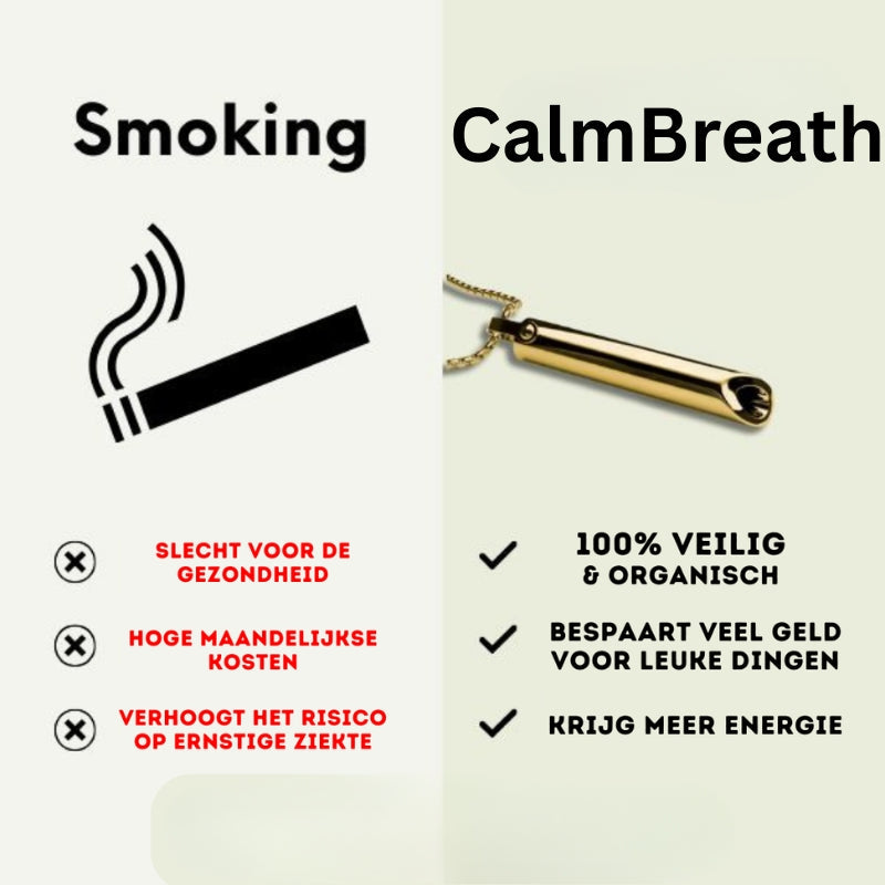 Stop Fumer - Pendentif de Respiration pour Détente - CalmBreath