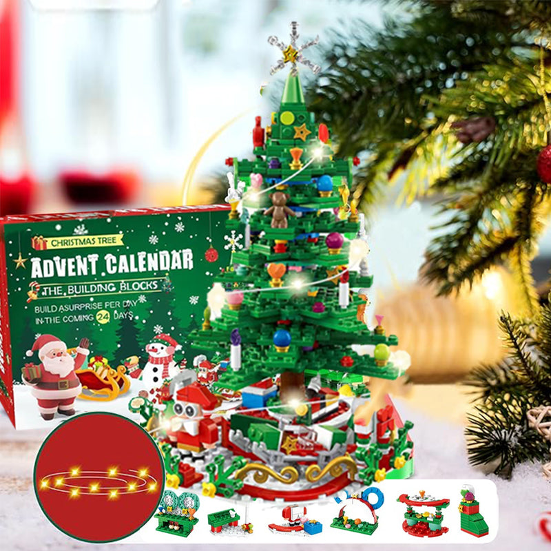 Calendrier de l'Avent Arbre de Noël 2026 – Kit à faire soi-même pour décoration de Noël