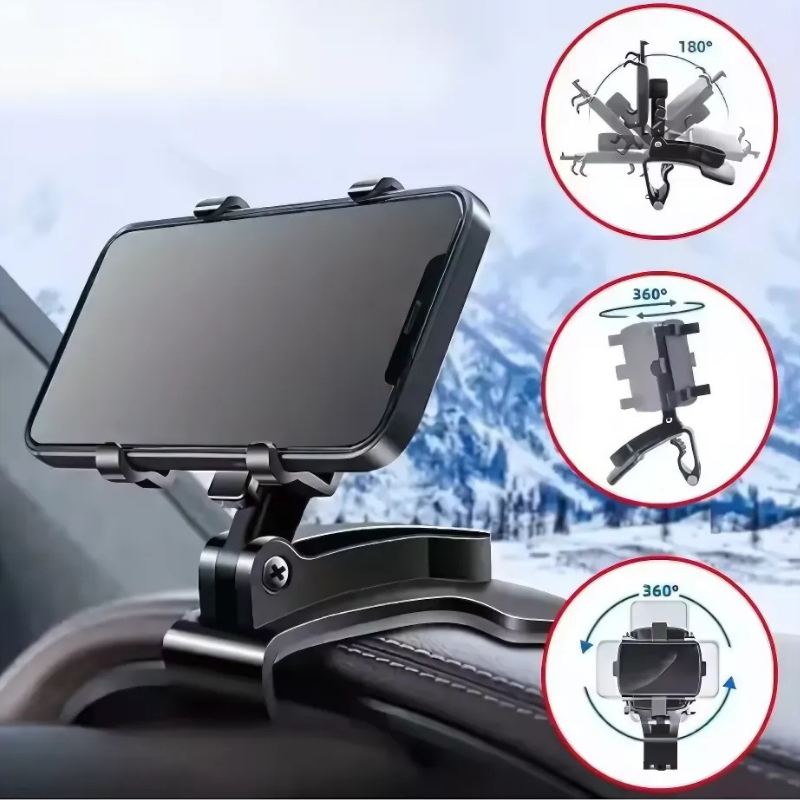 Holder360° PhoneGrip : Support de Téléphone Rotatif avec Prise Compacte Forte