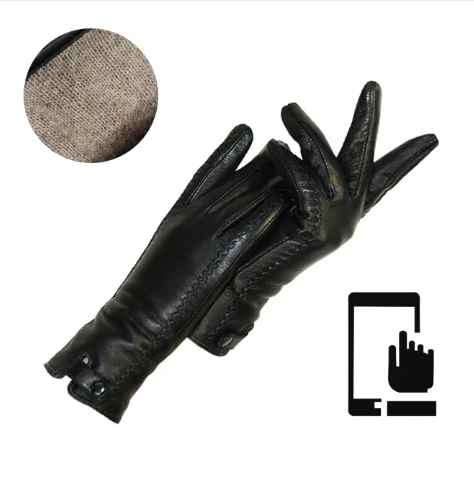 Gants en cuir Kristy Winter | Vintage et élégant