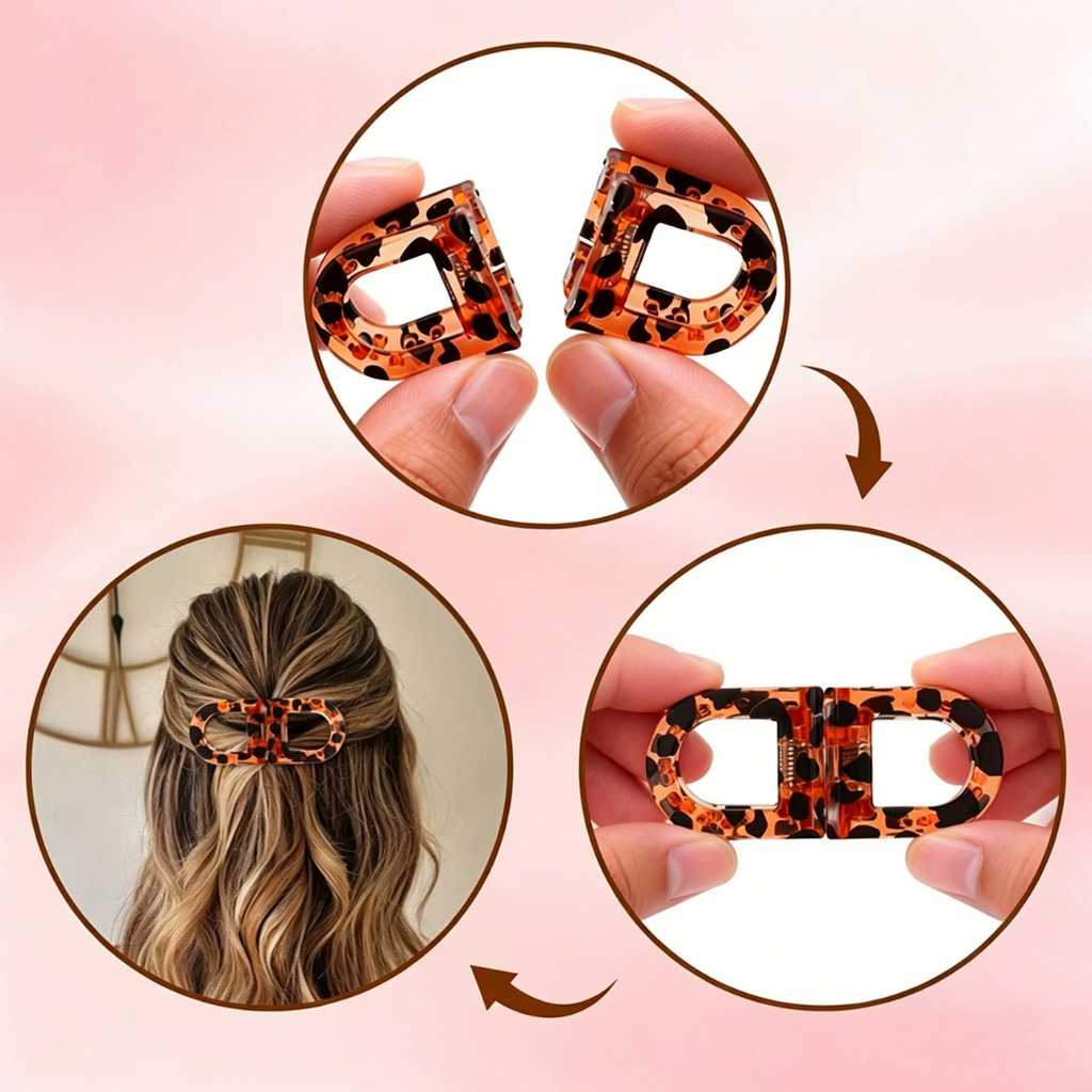 Pince à cheveux - Ensemble de clips de coiffure à maintien magnétique fort
