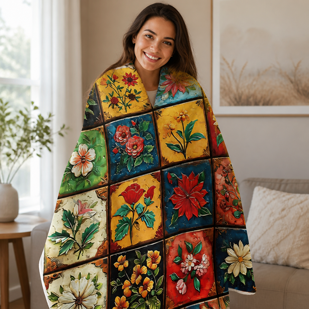 BloomAura™ — Enveloppez-vous dans un Confort Floral Luxueux Qui Ressemble à un Câlin Chaud et Apaisant
