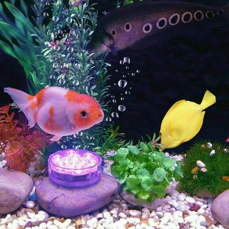 Lampe LED sous-marine étanche avec télécommande - GlowRipple