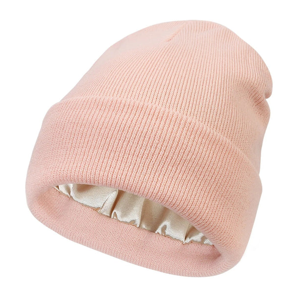 Chapeau d'Hiver Doublé en Soie - Noor