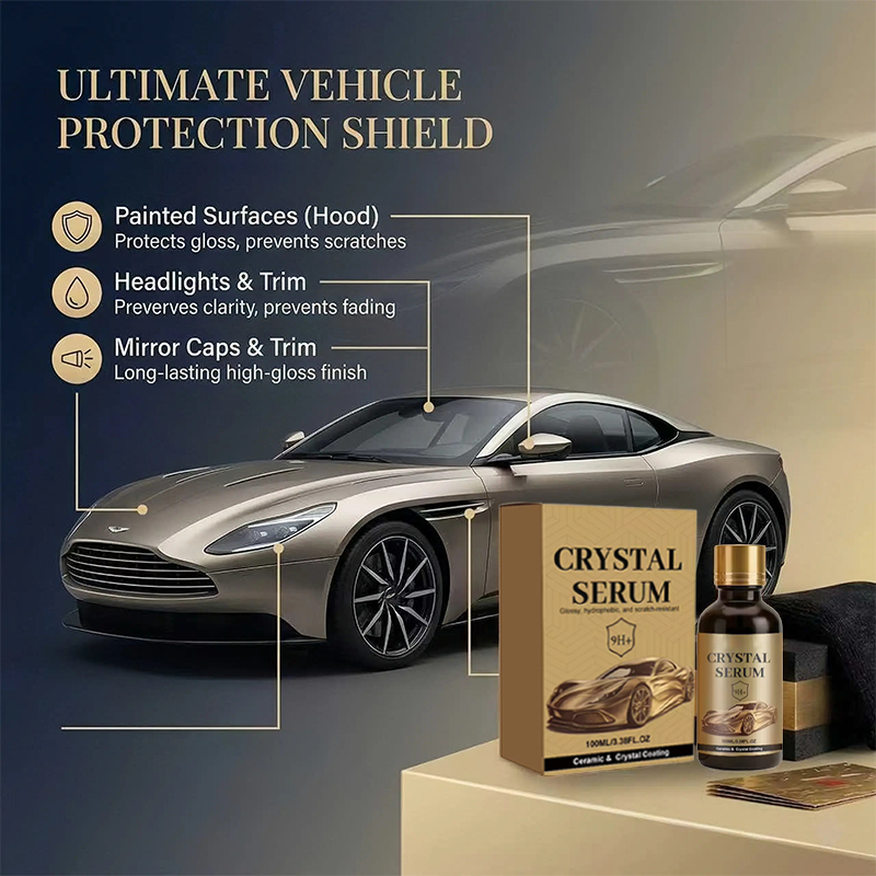Crystal Serum™ — Éveillez un Éclat Éblouissant et une Armure de Peinture Incassable