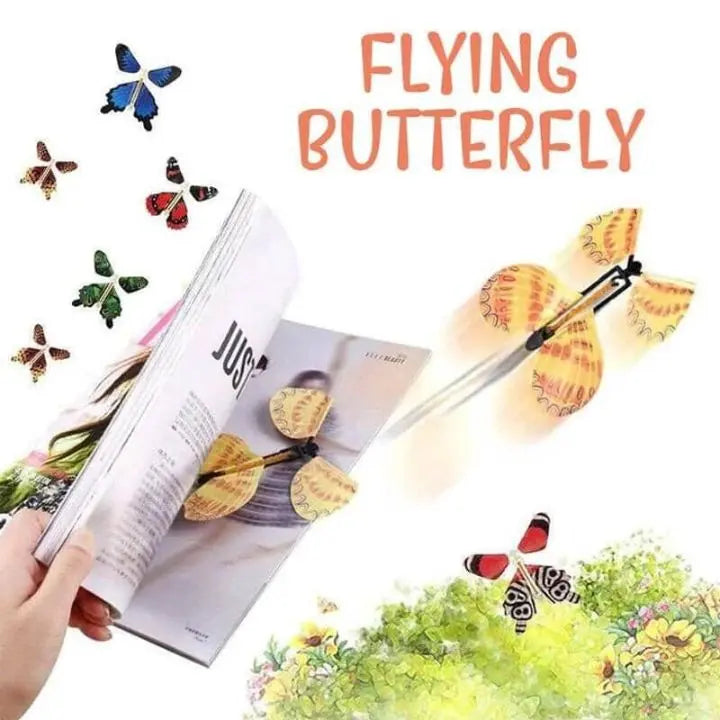 Papillons Volants Enchanteurs – L'Élément de Surprise Idéal pour les Cadeaux & Cartes !