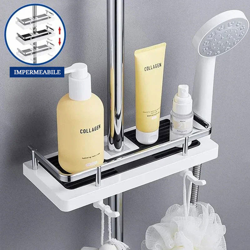 AquaNest™ — Transformez Votre Douche En Un Sanctuaire Calme et Sans Encombrement