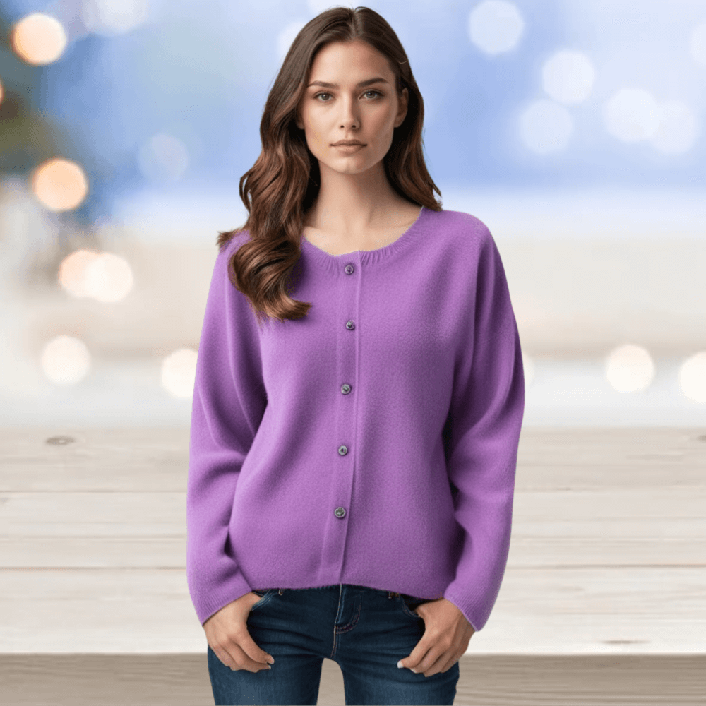 Cardigan Femme avec Col en V