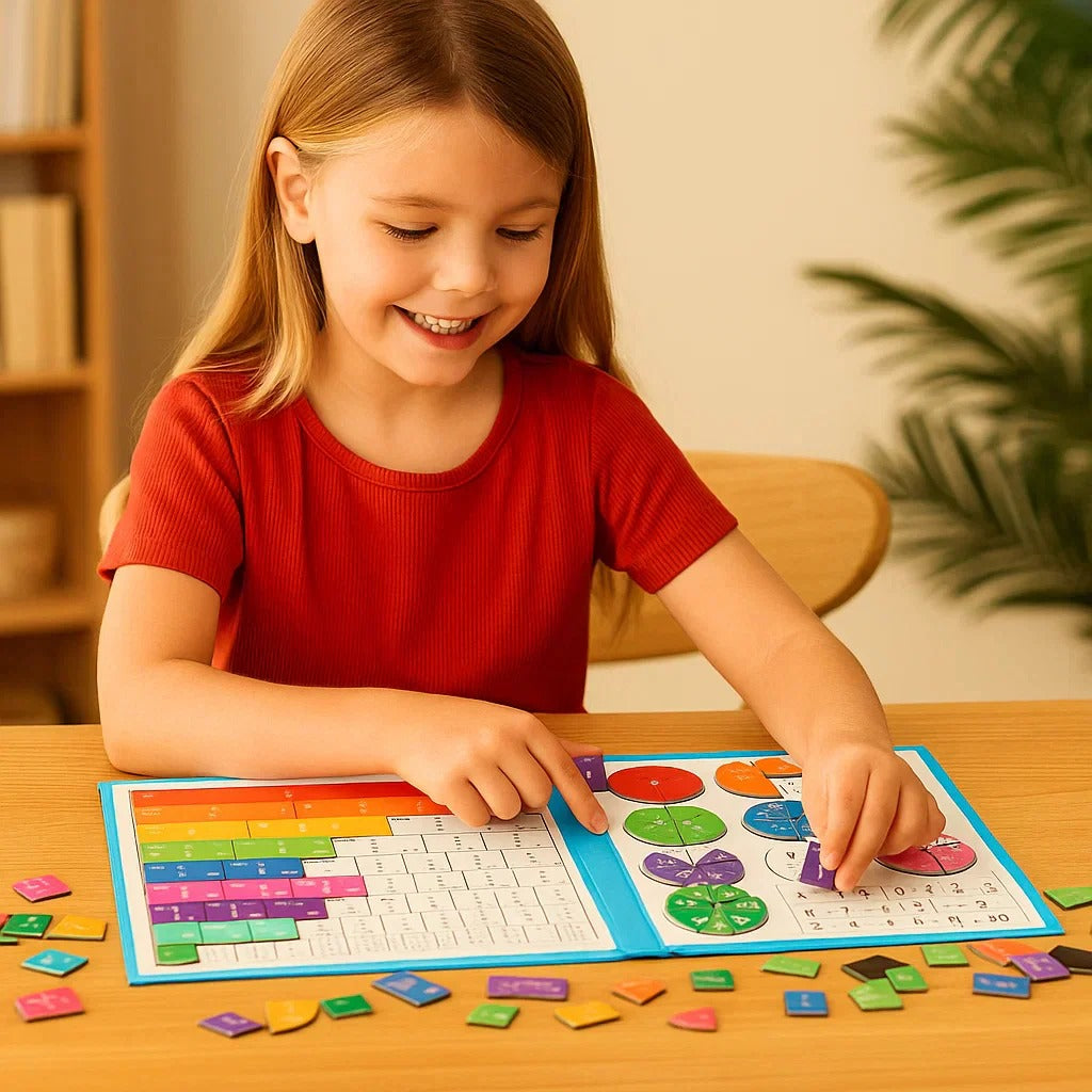 Puzzle de Fractions Magnétiques Montessori
