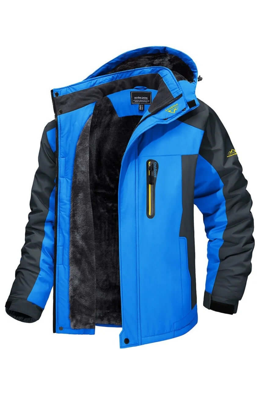 Veste d'hiver imperméable en polaire pour hommes