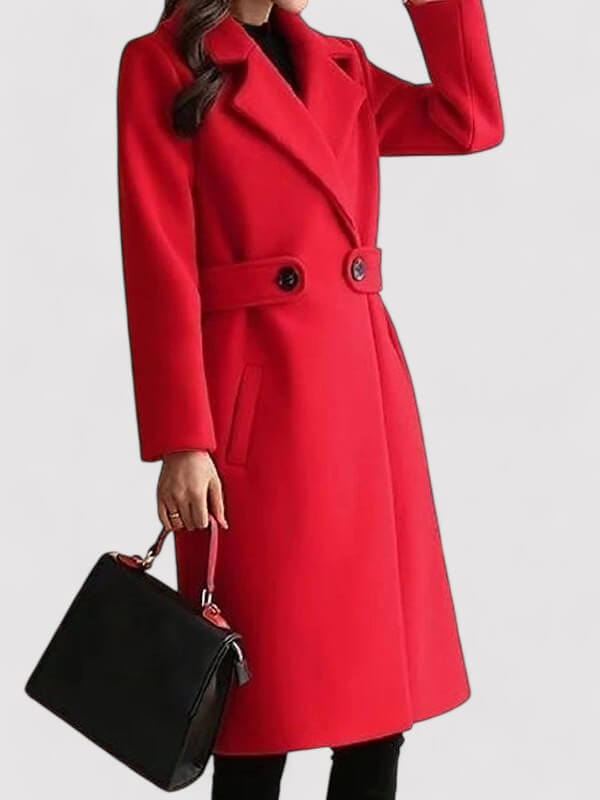 Manteau d'Hiver avec Ceinture