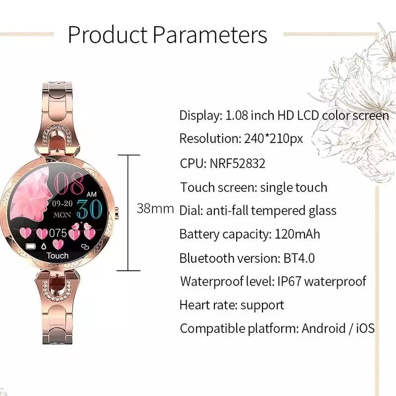 Montre de fitness étanche – AquaFit Smartwatch